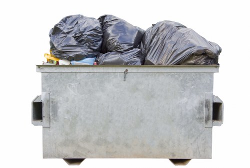 Waste clearance service vehicle in Seven Kings